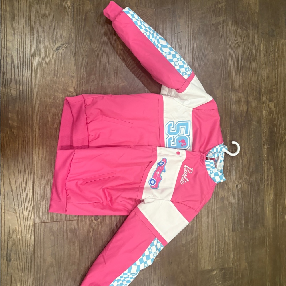 Barbie Pink and White Jacket